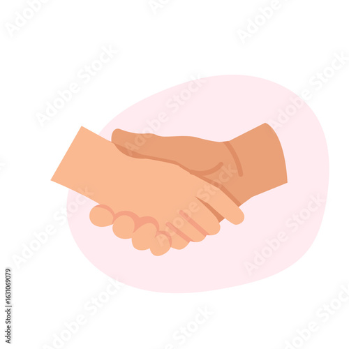 Wallpaper Mural Handshake Business Deal Vector Illustration Torontodigital.ca
