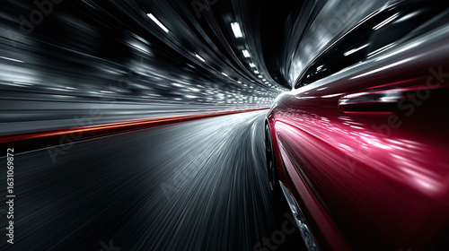 Fototapeta Naklejka Na Ścianę i Meble -  fast moving car