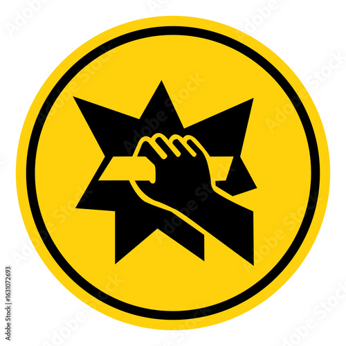 Break To Obtain Access Symbol Sign, Vector Illustration, Isolate On White Background Label. EPS10