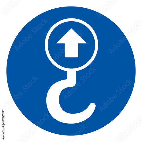 Lift Point Right Symbol Sign,Vector Illustration, Isolated On White Background Label.EPS10