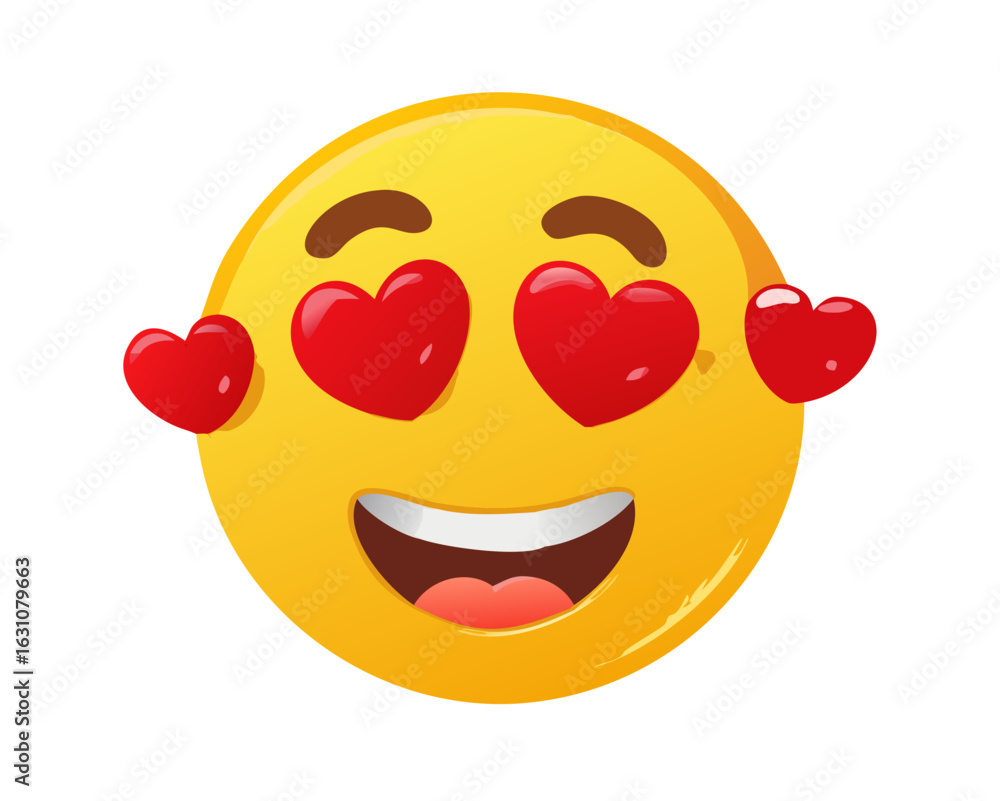 Fototapeta premium A cheerful 3D yellow emoji delightfully playing an acoustic guitar isolated on transparency PNG background, depicting joy and musical passion, perfect for promoting music events, social media posts 