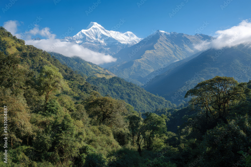 Fototapeta premium explore majestic beauty of world top mountains known for their unique ecosystems