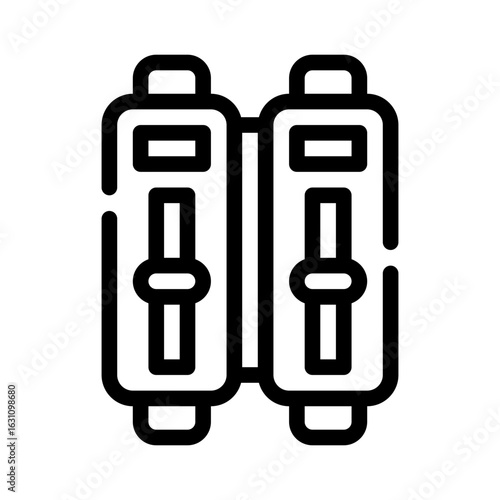 circuit breaker line icon