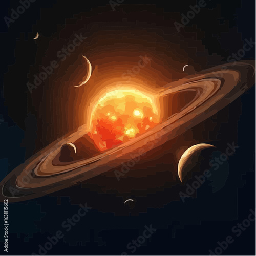 
image representing the solar system 9