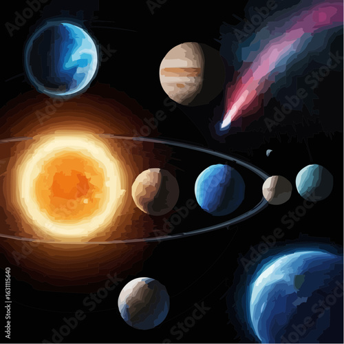 
image representing the solar system 5