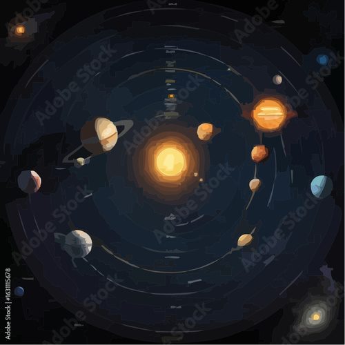 
image representing the solar system 1