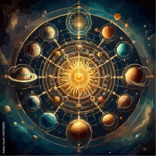 digital art of the solar system 99
