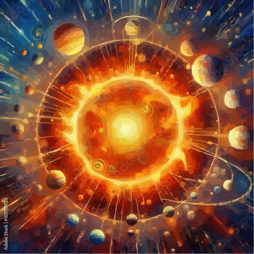 digital art of the solar system 84