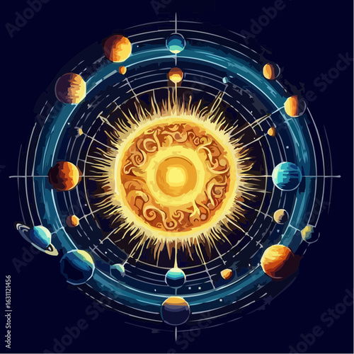 digital art of the solar system 20