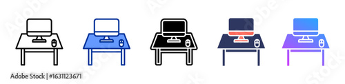 Minimalist Workspace icon sheet multiple style collection