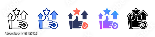 Advantage icon sheet multiple style collection