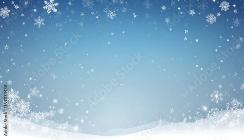 Wallpaper Mural Frosty Winter Snowflake Background Torontodigital.ca