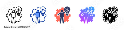 Proactive icon sheet multiple style collection