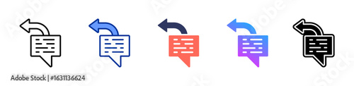 Response icon sheet multiple style collection