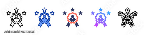 Expertise icon sheet multiple style collection