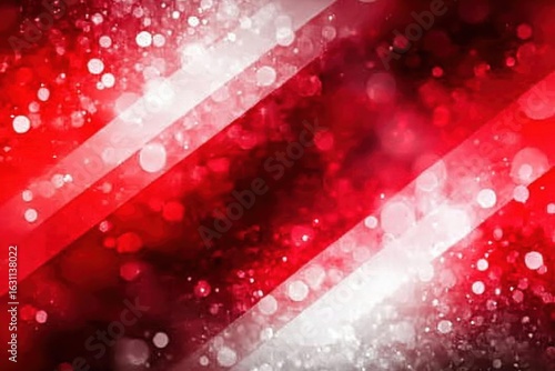 Explore Abstract red and white diagonal with bokeh lights Background Concept.