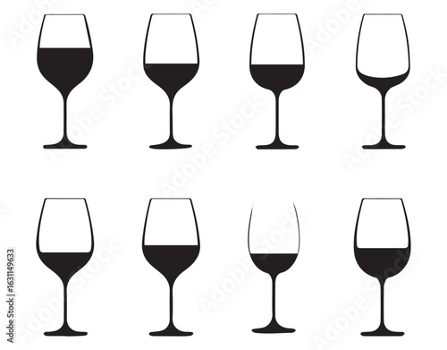 Black cylinder with a hole silhouette icon illustration on white background
