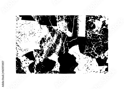 Vector Abstract fractured depicts a stylized animal form.