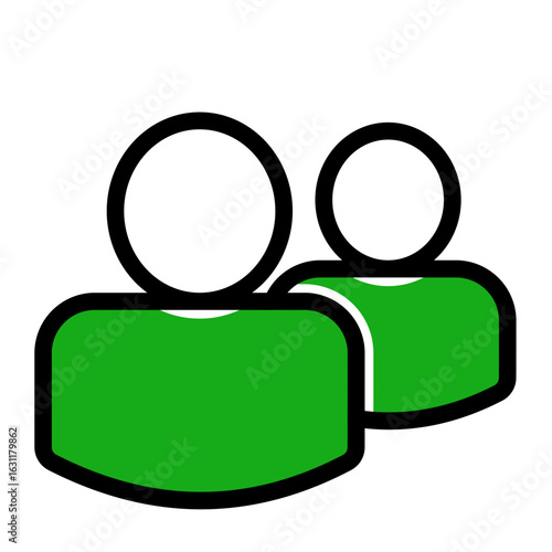 Podcast Host Account Icon from Podcast Collection (Outline Color Lineal Style)