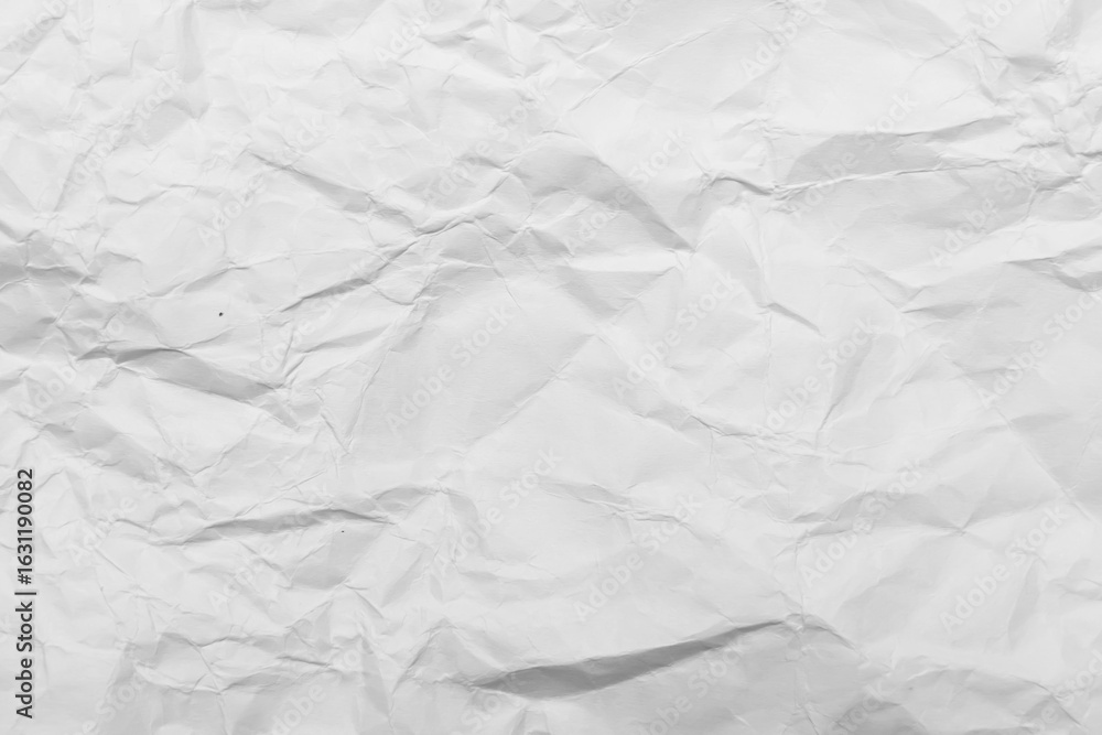 Obraz premium White Paper Texture background. Crumpled white paper abstract shape background with space paper recycle for text