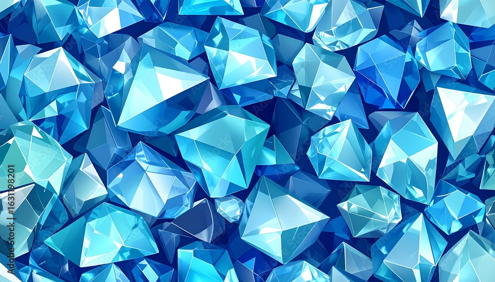 Obraz premium Glacial Diamond Mosaic