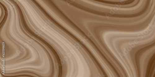 Silky smooth melted dark chocolate with a golden swirl texture