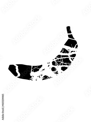 Vector Broken wine bottle depicts shattered glass and spilled liquid.