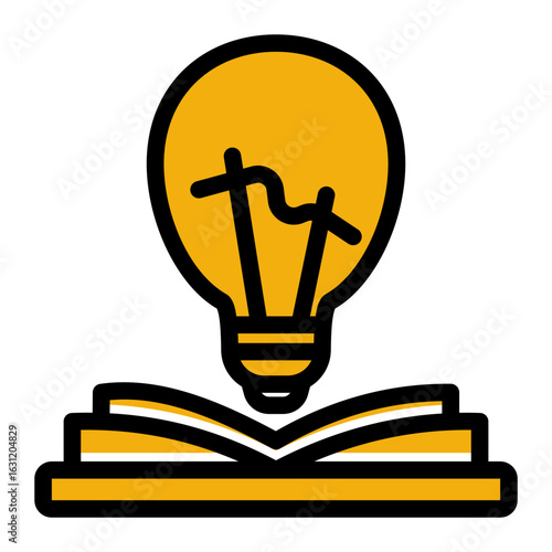 Atomic Electron Theory Icon from Science Collection (Glyph Color Lineal Style)