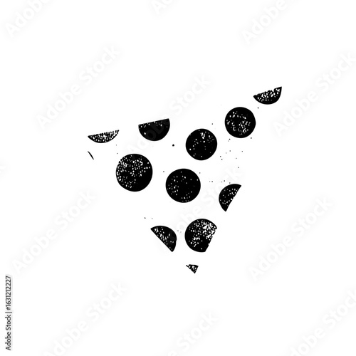 Vector Minimalist lunar phases depicts a celestial cycle.