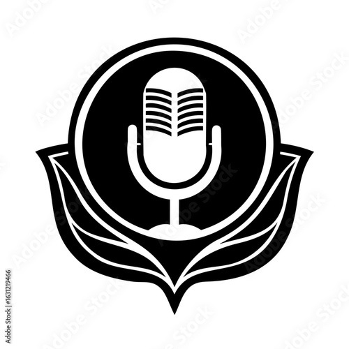 Vintage Microphone Design Celebrating Audio Recording Excellence and Artistic Expression