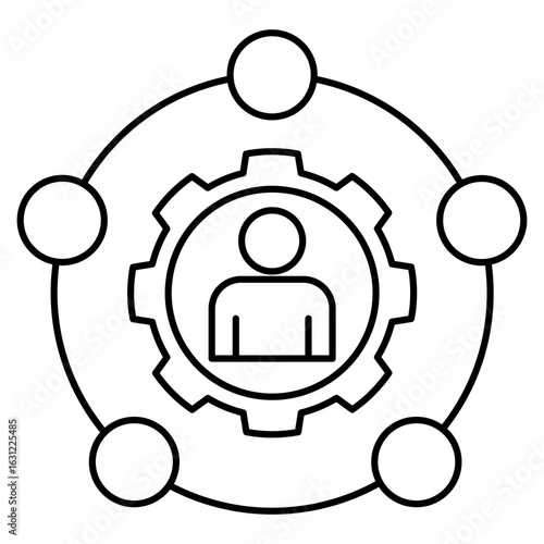 Talent Management Life Cycle Icon