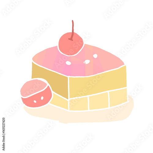 cake with cherry
