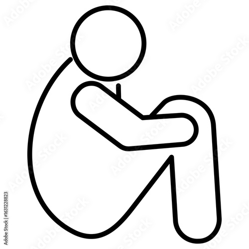 Depresi Outline Icon