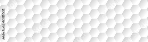 Hexagon golf Texture: A repeating pattern of white hexagons creates a mesmerizing 3D effect, offering a clean, modern aesthetic for backgrounds or design elements.