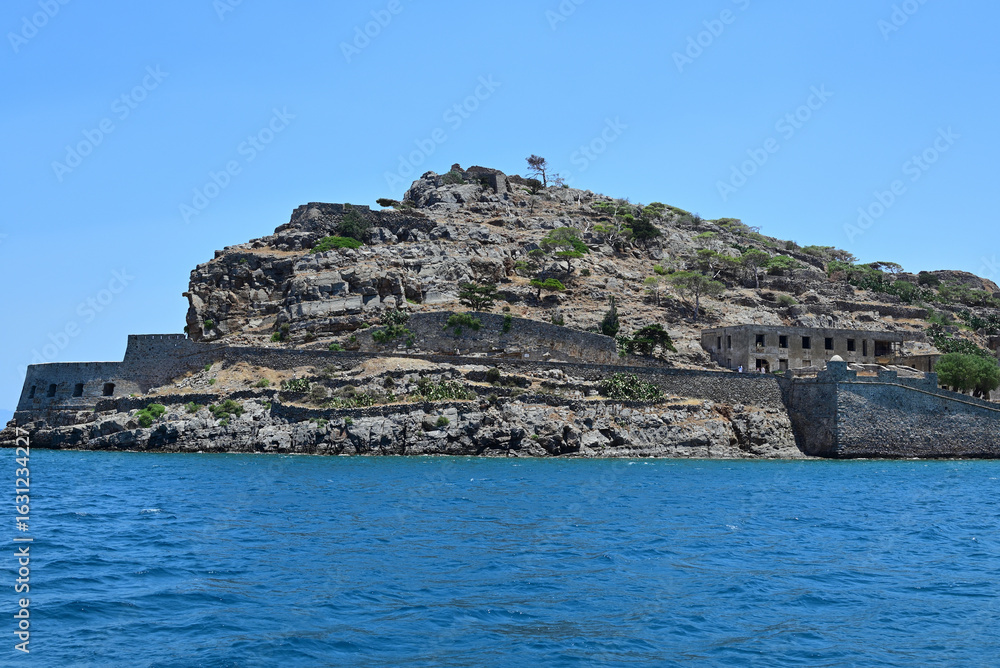 Fototapeta premium Festung auf Insel Spinalonga in Griechenland