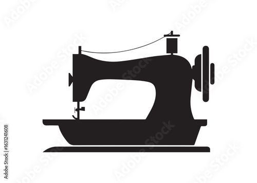 Sewing Machine silhouette vector illustration