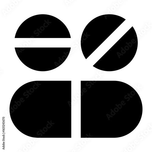 drugs icon for illustration