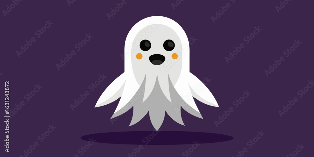 Obraz premium halloween ghost cartoon