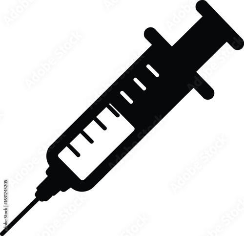 syringe isolated on white