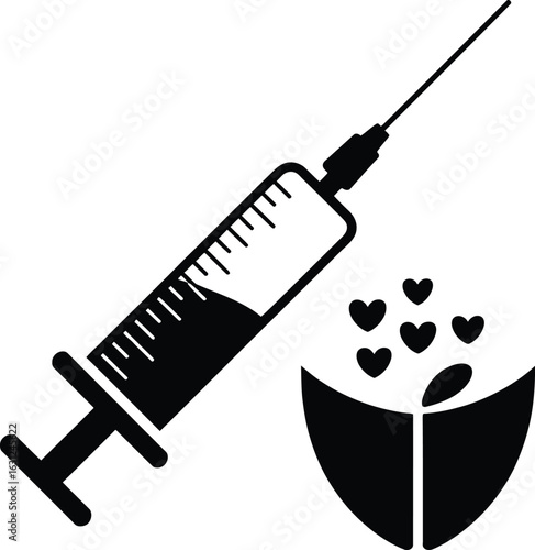 syringe with needle