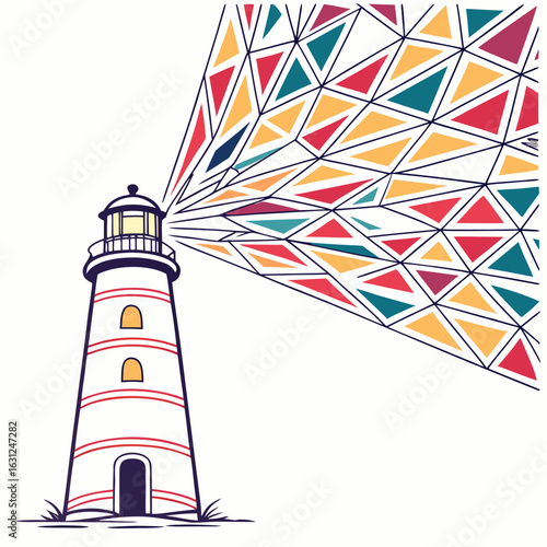 illustration of lighthouse