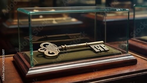 Wallpaper Mural Antique key in display case Torontodigital.ca