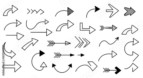Arrow Collection: A comprehensive collection of meticulously crafted arrows, each a testament to precision and design, perfect for guiding and directing in any project.