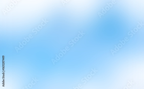 Abstract backdrop bright blue sky and clouds light blue blurred background. With copy space.	