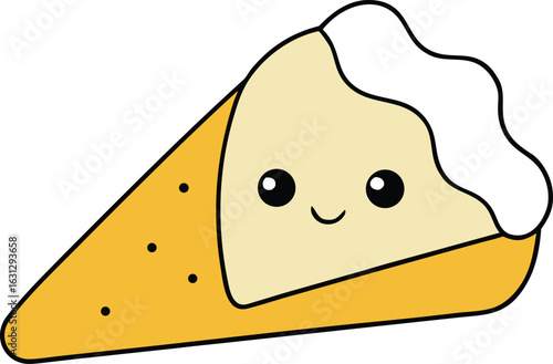 Cheesy quesadilla with extra sour cream food advertisement banner