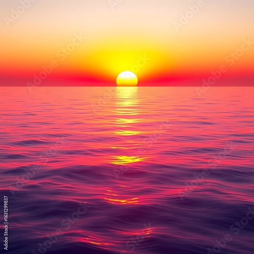 가죽질감 바탕의 저녁 배경 노을