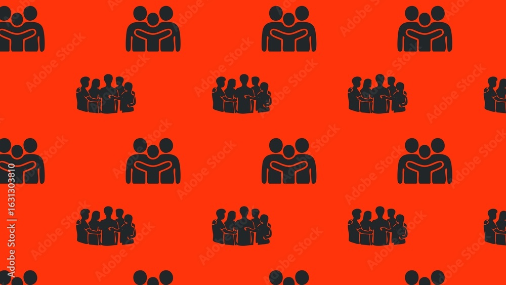 Friendship day vector pattern design Friendship day vector pattern design
