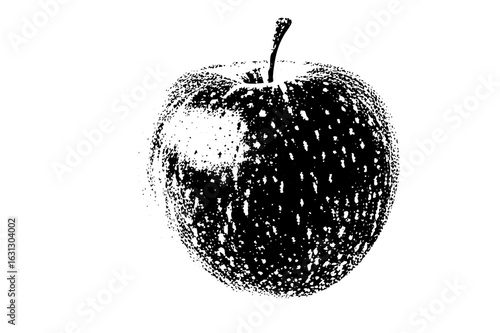 Vector Detailed of a speckled with a stem.