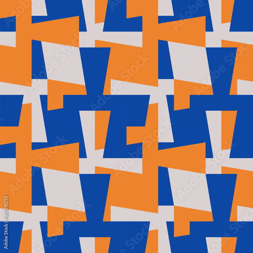 Abstract geometric seamless...