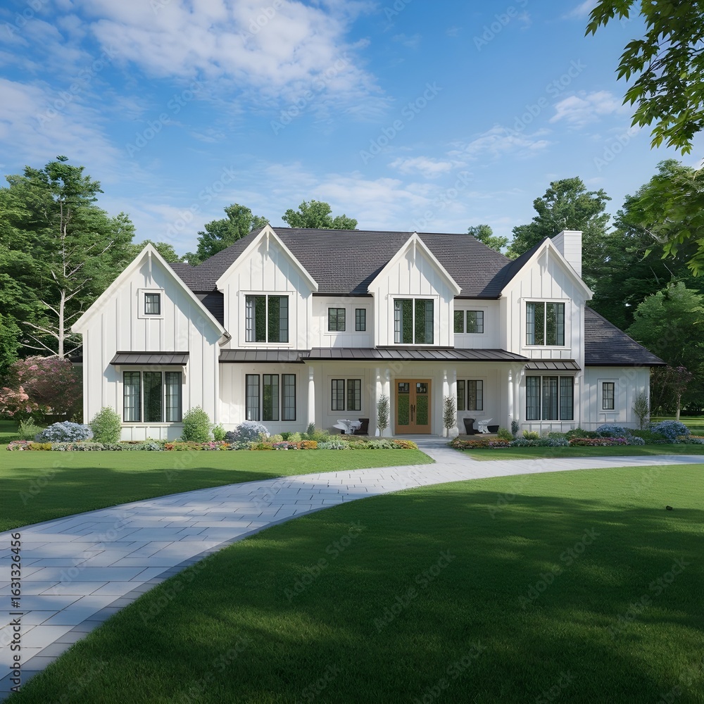 Fototapeta premium house in the park